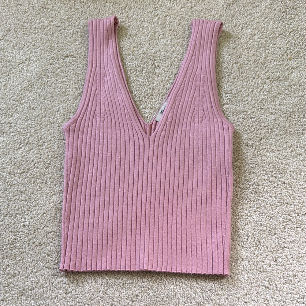 Madewell V-Neck Sweater Tank